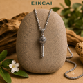 Gada Pendant with Chain - Silver